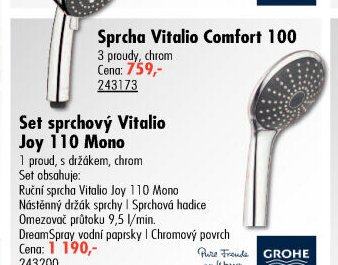 Sprcha Vitalio Comfort 100
