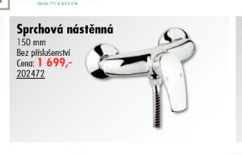 Sprchová nástěnná