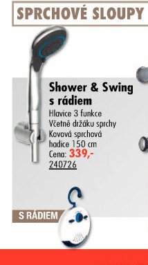 Shower & Swing s rádiem
