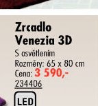 Zrcadlo Venezia 3D