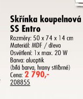 Skříňka koupelnová SS Entro