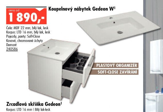 Koupelňový nábytek Gedeon