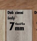 Dub zimní šedý 7mm