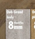 Dub Grand šedý 8mm