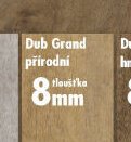 Dub Grand přírodní 8mm