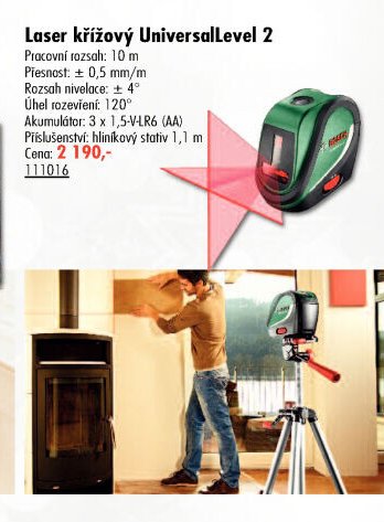 Laser křížový UniversalLevel 2