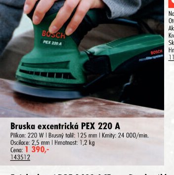 Bruska excentrická PEX 220 A