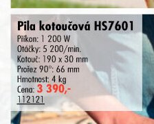Pila kotoučová HS7601