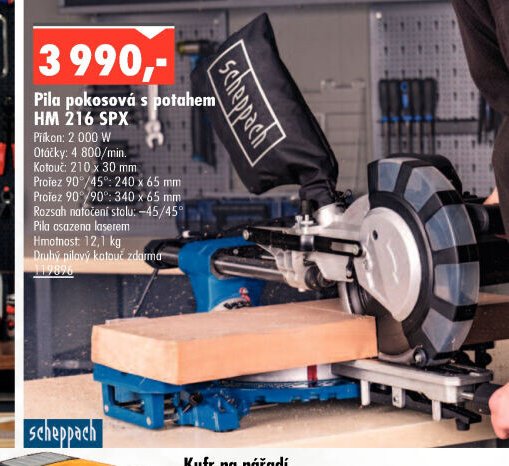 Pila pokosová s potahem HM 216 SPX