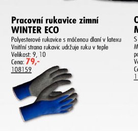 Pracovní rukavice zimní WINTER ECO