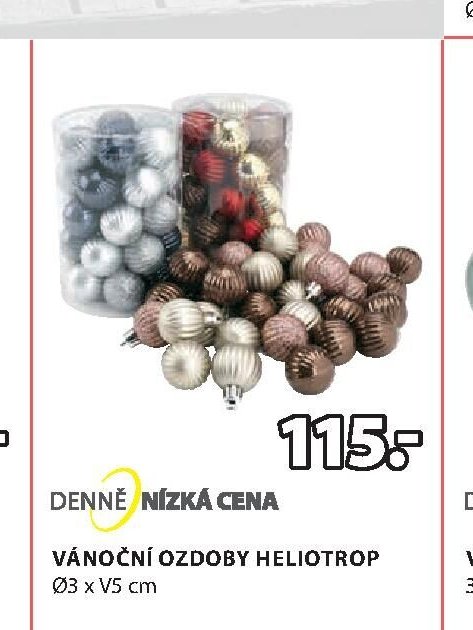 VÁNOČNÍ OZDOBY HELIOTROP