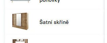 Šatní skříně