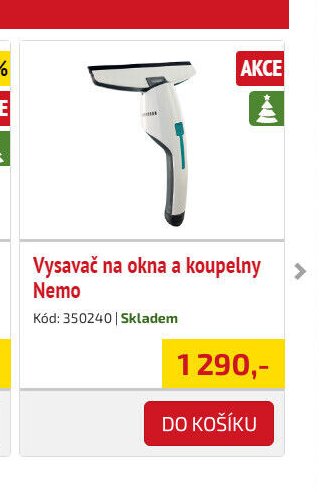 Vysavač na okna a koupelny Nemo
