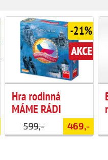 Hra rodinná MÁME RÁDI