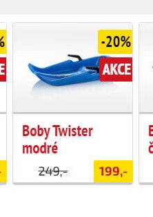 Boby Twister modré