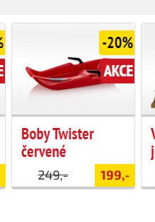 Boby Twister červené