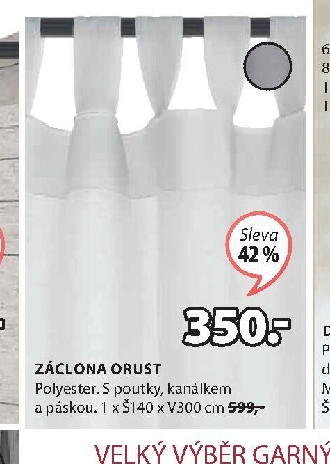 ZÁCLONA ORUST