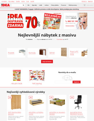 akční leták IDEA nábytek 21.12.2021-27.12.2021