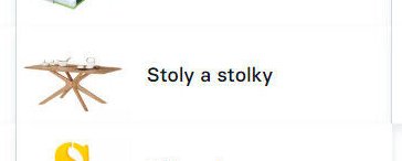 Stoly a stolky