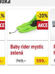 Baby rider mystic zelená