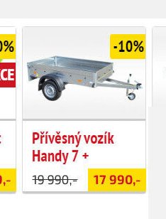 Přívěsný vozík Handy 7 +