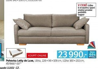 Pohovka Letty de Luxe