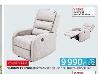Relaxační TV křeslo (mikrofáze)