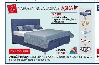 Dvoulůžko Navy