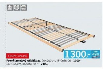 Pevný lamelový rošt Bilbao