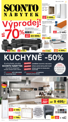 akční leták Sconto nábytek 28.12.2021-27.1.2022
