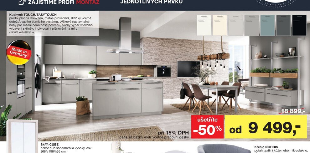 Kuchyně TOUCH/EASYTOUCH