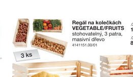 Regál na kolečkách VEGETABLE/FRUITS