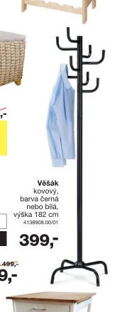 Věšák kovový