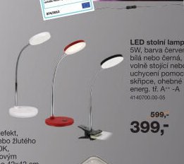 LED stolní lampa