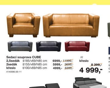 Sedací souprava CUBE
