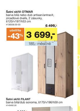 Šatní skříň OTMAR