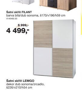 Šatní skříň FILANT