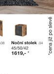 Noční stolek FARGO