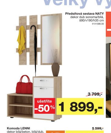 Předsíňová sestava NATY