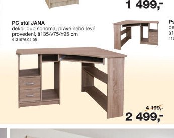 PC stůl JANA