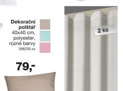 Dekorační polštář