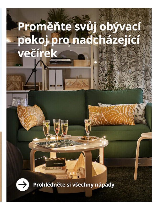 Proměňte svůj obývací pokoj pro nadcházející večírek