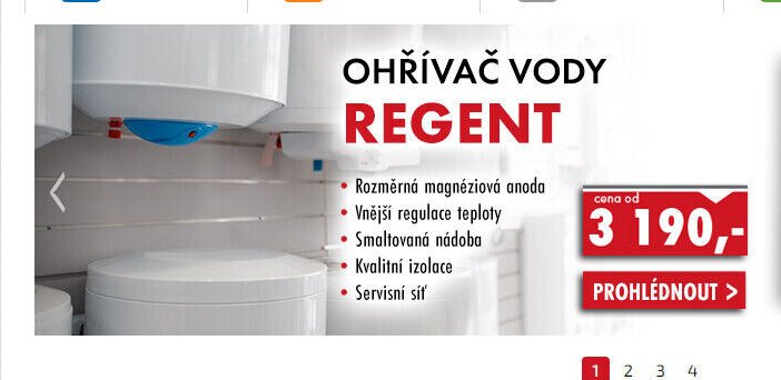 Ohřívač vody Regent
