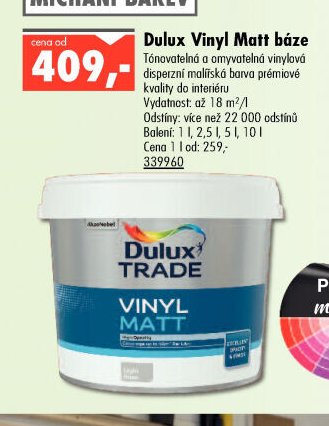 Dulux Vinyl Matt báze