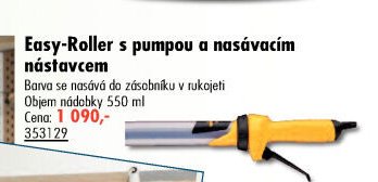 Easy-Roller s pumpou a nasávacím nástavcem