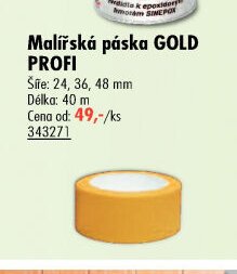 Malířská páska GOLD PROFI