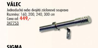VÁLEC Kovová garnýž