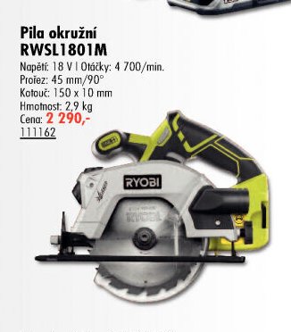 Pila okružní RWSL1801M