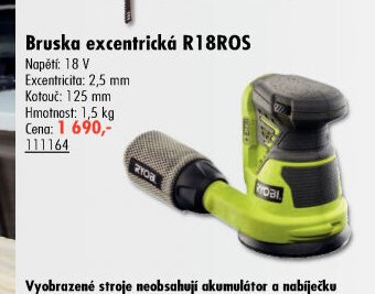 Bruska excentrická R18ROS