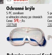 Ochranné brýle S PC zorníkem